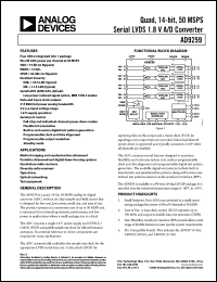Click here to download AD9259 Datasheet