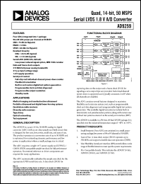 Click here to download AD9259BCPZRL7-50 Datasheet