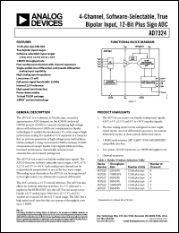 Click here to download AD7324 Datasheet