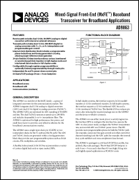 Click here to download AD9863 Datasheet