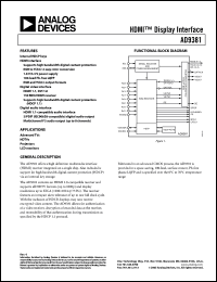 Click here to download AD9381KSTZ-100 Datasheet