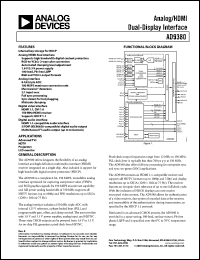Click here to download AD9380KSTZ-100 Datasheet