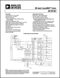 Click here to download AD1981HD Datasheet