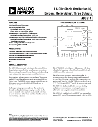 Click here to download AD9514BCPZ Datasheet