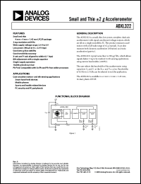 Click here to download ADXL322JCP-REEL Datasheet