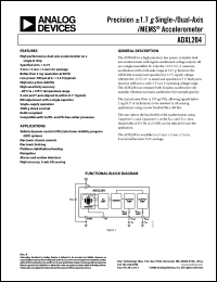 Click here to download ADXL204CE Datasheet