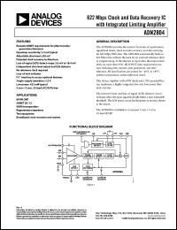 Click here to download ADN2804ACPZ Datasheet