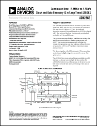 Click here to download ADN2865 Datasheet