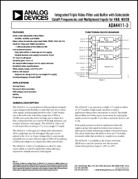 Click here to download ADA4411-3ARQZ Datasheet