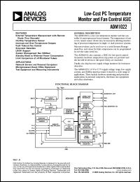 Click here to download ADM1022ARQ-REEL Datasheet