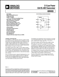 Click here to download ADM485JRZ-REEL Datasheet