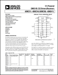 Click here to download ADM232LANZ Datasheet