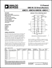 Click here to download ADM231LANZ Datasheet