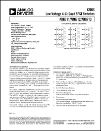 Click here to download ADG711BR-REEL Datasheet