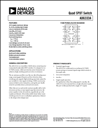 Click here to download ADG333ABRS-REEL Datasheet