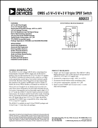 Click here to download ADG633YRUZ-REEL7 Datasheet