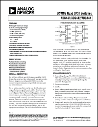 Click here to download ADG442ABR Datasheet