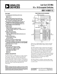 Click here to download AD8115ASTZ Datasheet