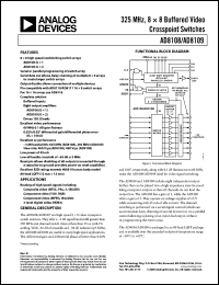 Click here to download AD8109ASTZ Datasheet