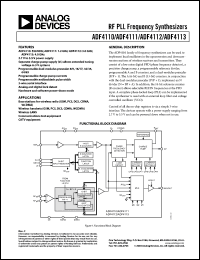 Click here to download ADF4111BRU-REEL7 Datasheet