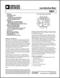 Click here to download AD831AP-REEL Datasheet