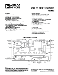 Click here to download AD9852ASQZ Datasheet