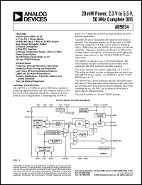 Click here to download AD9834BRUZ Datasheet