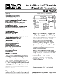 Click here to download AD5251BRUZ1 Datasheet