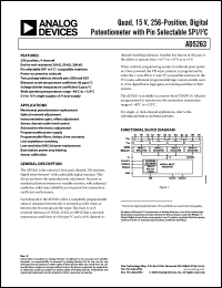Click here to download AD5263BRUZ20 Datasheet