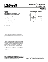 Click here to download AD5246BKSZ10-R2 Datasheet
