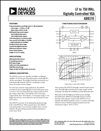 Click here to download AD8370AREZ Datasheet