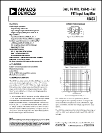 Click here to download AD823ARZ-R7 Datasheet