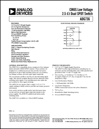 Click here to download ADG736BRM-REEL Datasheet