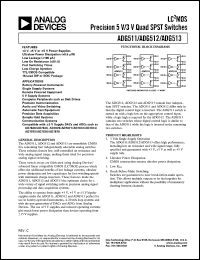 Click here to download ADG511BR-REEL Datasheet
