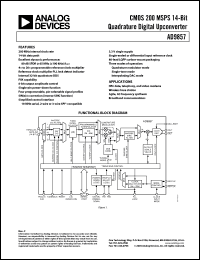 Click here to download AD9857ASTZ Datasheet