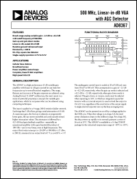 Click here to download AD8367ARU-REEL7 Datasheet