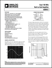 Click here to download AD8042ARZ-REEL7 Datasheet