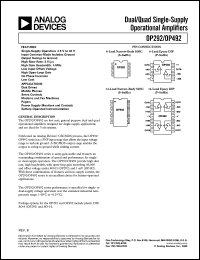Click here to download OP492GSZ Datasheet