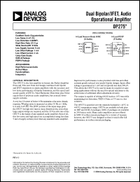 Click here to download OP275GSZ Datasheet