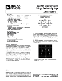 Click here to download AD8047ANZ Datasheet