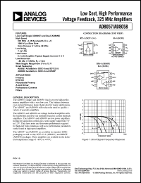 Click here to download AD8057ARTZ-REEL7 Datasheet