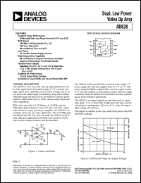Click here to download AD828ARZ Datasheet