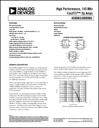 Click here to download AD8065ARTZ-REEL7 Datasheet