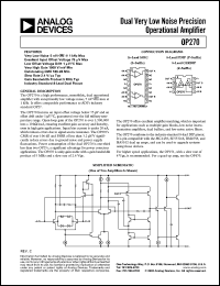 Click here to download OP270GPZ Datasheet