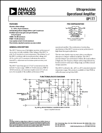 Click here to download OP177FPZ Datasheet