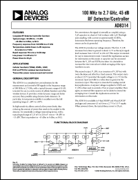 Click here to download AD8314ACP-WP Datasheet