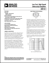 Click here to download AD8132ARMZ-REEL7 Datasheet