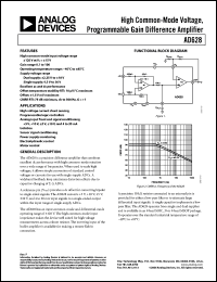 Click here to download AD628ARZ Datasheet