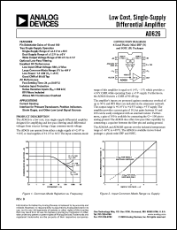 Click here to download AD626ARZ-REEL7 Datasheet