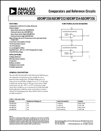 Click here to download ADCMP354YKS-REEL7 Datasheet